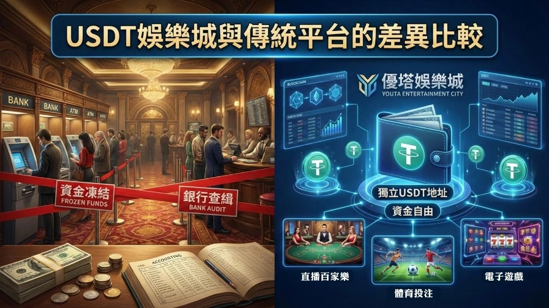 別錯過！優塔娛樂城USDT儲值送體驗金，零成本體驗加密貨幣博弈